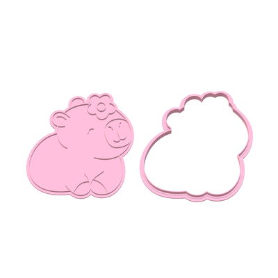 Capibara Flor 8 cm. STL