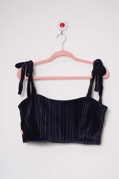 Top Velvet Negro