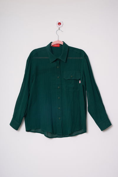 Camisa Eterea Verde ingles