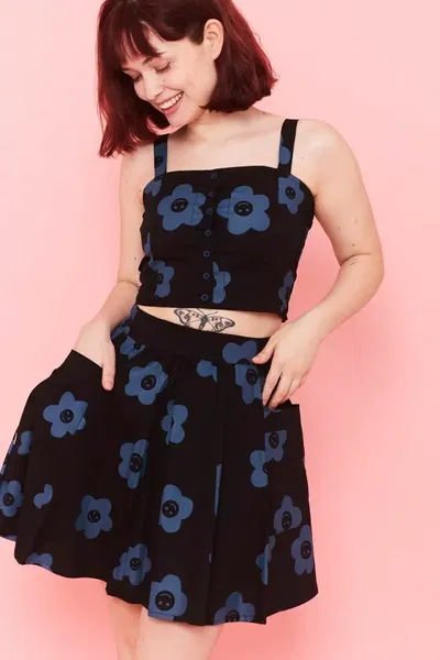 Falda corta Daisy Negra (última en S)