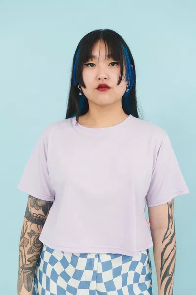 Remera Simple Lila (S-M)