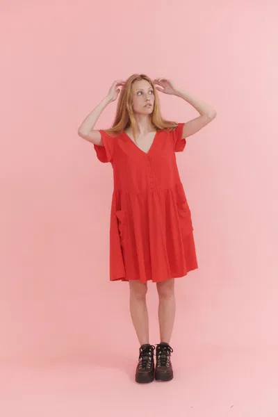 Vestido Coco Rojo (S-M-XXXL)