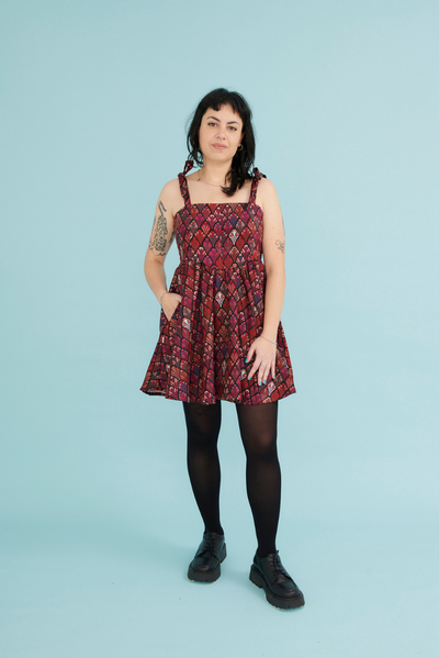Vestido Coquette Rojo (S-M-L)