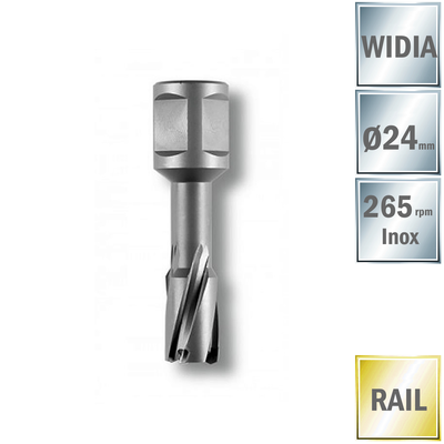 	FRESA WIDIA CORTA 30 024MM RAIL WELDON19