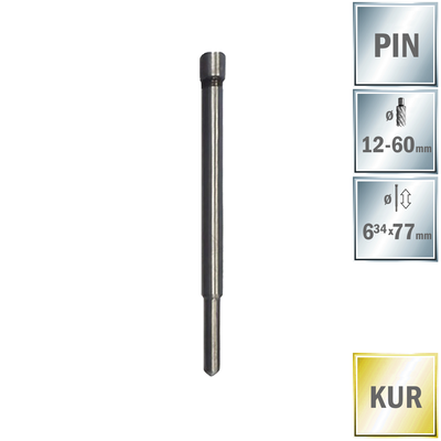 PASADOR EXPULSOR KUR 30 ø6.34x77mm ø■12-60mm