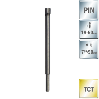 PASADOR EXPULSOR TCT 40 ø7.98x90mm ø■18-50mm