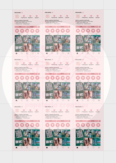 Editable tarjetas Instagram