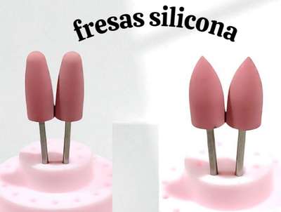 Fresas silicona 