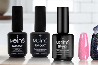 Meline top/base/top con glitters 