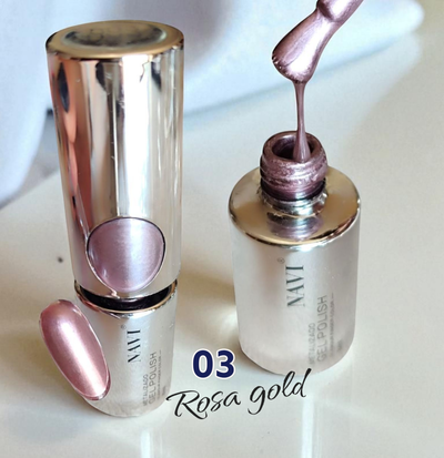 Navi metalizado rosa gold