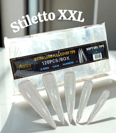 Postizas XXXL Stilletto Mely x 120 