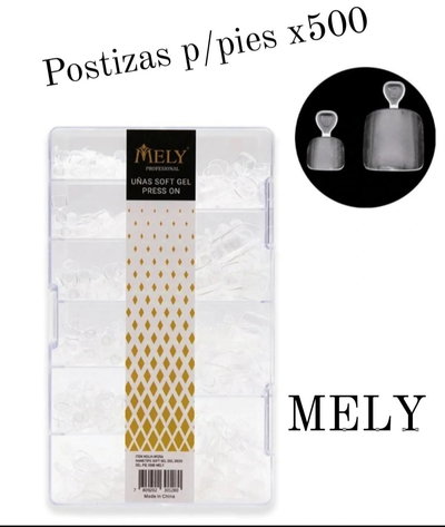 POSTIZAS MELY P/PIES X500