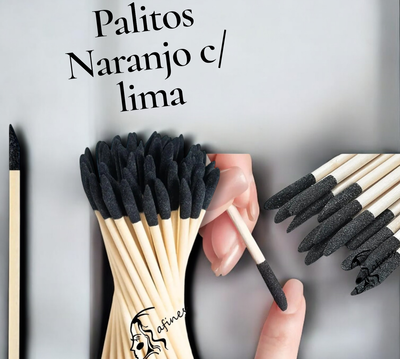 Palitos Naranjo c/lima x10 unid 