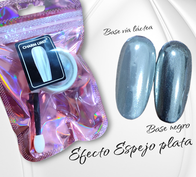 Efecto espejo plata charm limit 