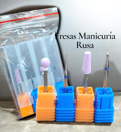 Fresas Manicuría Rusa x4