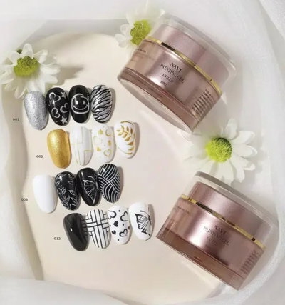 Navi gel paint blanco/negro 