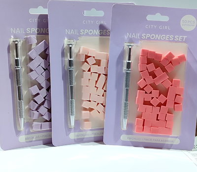 Esponjitas +pinzas degrade city girl 