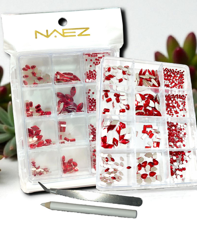 Caja Cristales +pinza +levanta cristal 