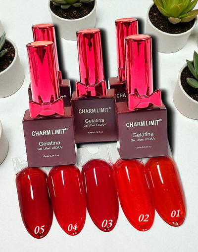 Charm Límit Rojos vitrales 