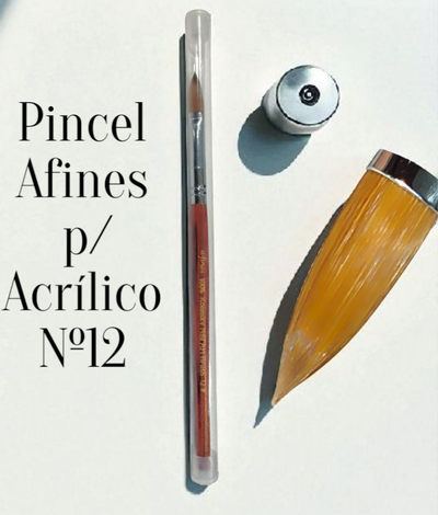 Pincel profesional kolinsky Afines №12 pelo de Marta