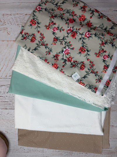 Pack n° 34-- retazos 0,75x0,5m 5 cortes