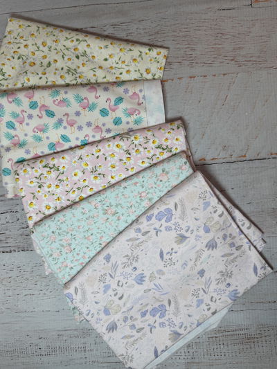 Pack n° 1-- retazos 75x50cm 5 cortes