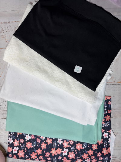 Pack n° 29-- retazos 0,75x0,5m 5 cortes