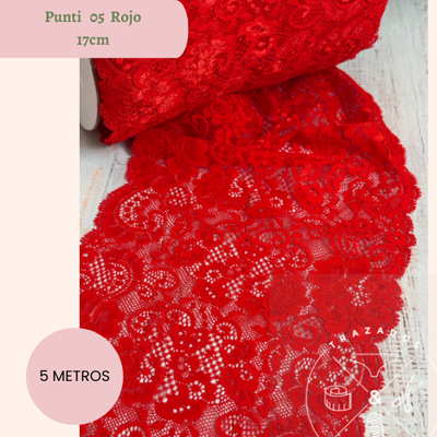 Punti 05 rojo x 5 metros