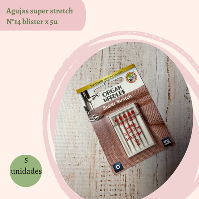 Agujas súper stretch 14