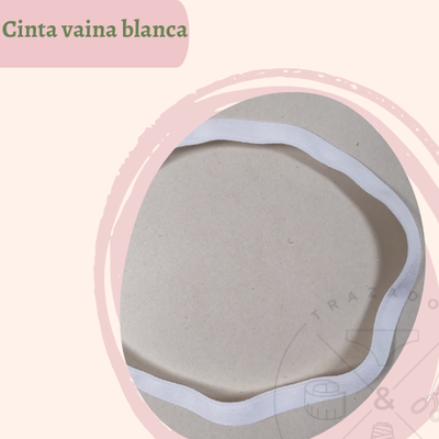 Vaina blanca por metro