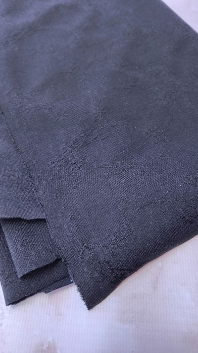 Jackard ramitos negro 50cm