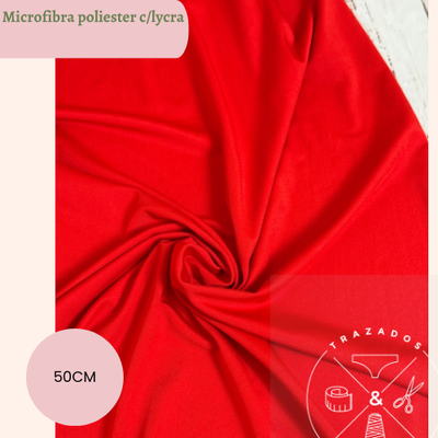 Microfibra rojo 50cm