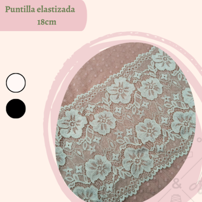 Puntilla elastizada 18cm