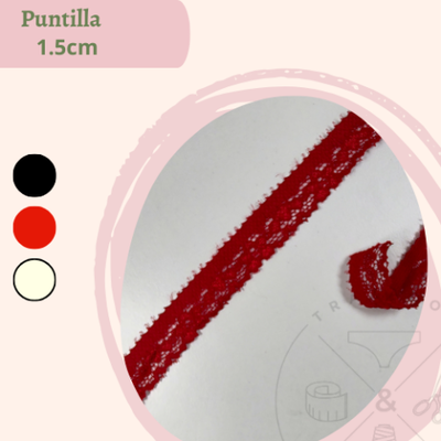 Puntilla elastizada 1.5cm