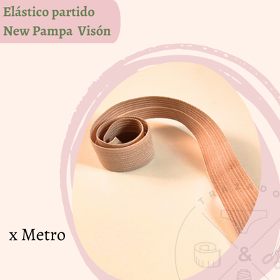 Elástico partido New pampa Visón x 5 metros