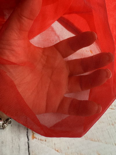 Semirrígido rojo para centro de corpiño(denier)