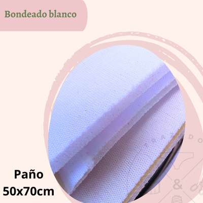 Bondeado paño 50x70cm blanco