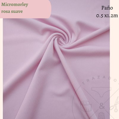 Morley liviano c/lycra rosa bebé 50cm