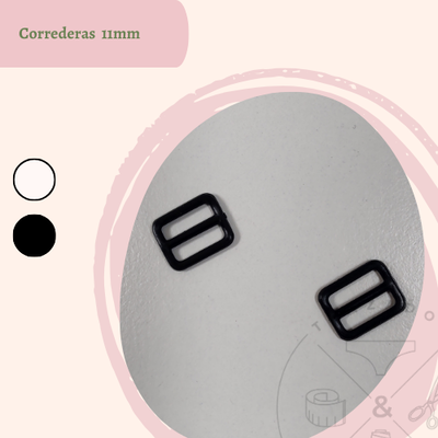 Correderas 11mm x 100u