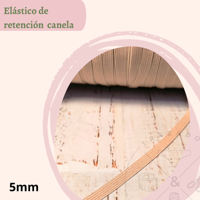 Elástico de retención canela x 5 metros