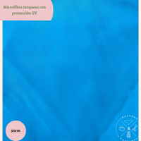 Microfibra para mallas turquesa malibú 50cm