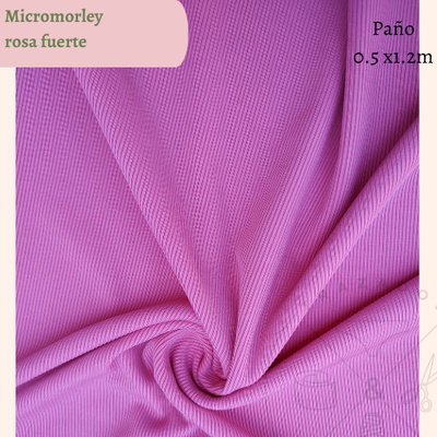 Morley liviano c/lycra rosa fuerte 50cm