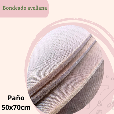 Bondeado paño 50x70cm avellana