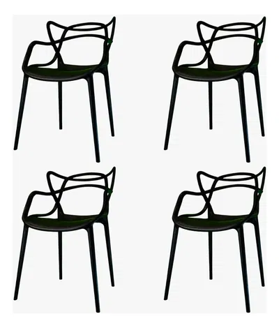 Silla Allegra combo x4 unidades  - Comedor o jardín- Apilables
