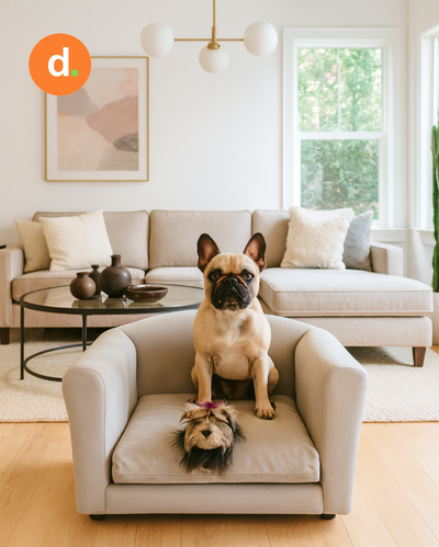 Sillón cama Oliver para mascota