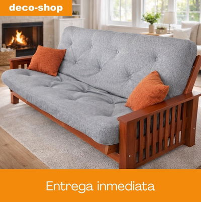 Futon de 3 cuerpos - Cama de 2 plazas (-45% OFF EN SHOWROOM)