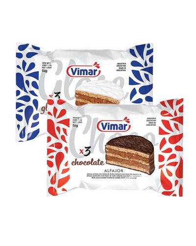 Alfajor Vimar triple 60gr 