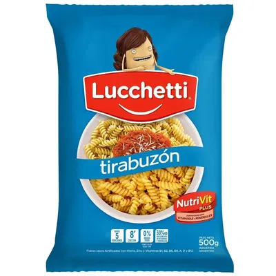 Fideos lucchetti Tirabuzon 500gr 