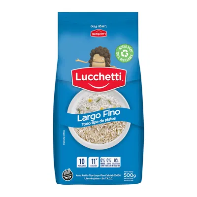 Arroz Luchetti 500gr largo fino 