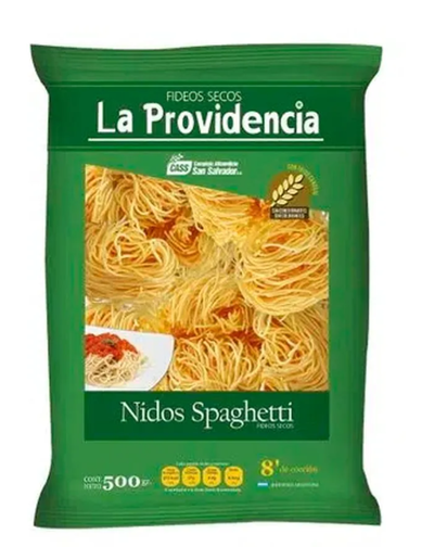 Fideos la providencia NidoSpaguetti 500gr 
